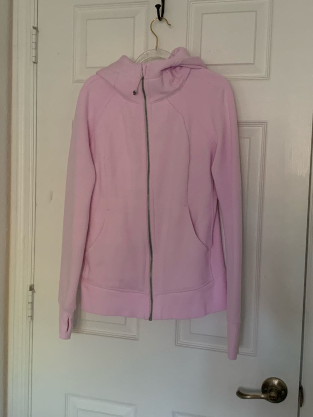 lululemon athletica Pink Full-Zip Scuba Hoodie size 8